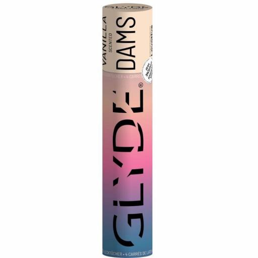 SHEER GLYDE - DAMS LÃMINAS LATEX SEXO ORAL VAINILLA