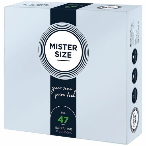 MISTER SIZE - PRESERVATIVOS TALLA XS 47 MM (36 UNIDADES) [1]