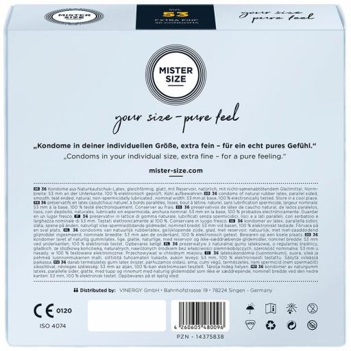 MISTER SIZE - PRESERVATIVOS TALLA M 53 MM (36 UNIDADES) [2]