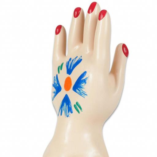 CONDOMERIE - PRESERVATIVO DECORATIVO PINTADO A MANO PALMA DE LA MANO MODELO 1 [1]