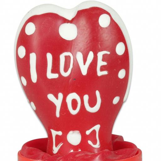 CONDOMERIE - PRESERVATIVO DECORATIVO PINTADO A MANO CORAZÃN - TE AMO MODELO 1 [1]