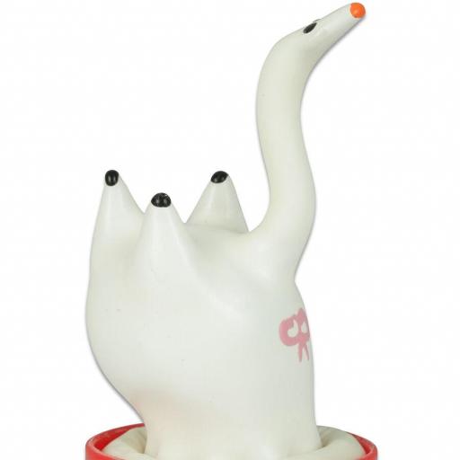 CONDOMERIE - PRESERVATIVO DECORATIVO PINTADO A MANO CISNE [2]