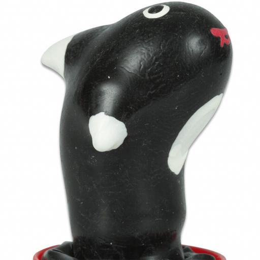 CONDOMERIE - PRESERVATIVO DECORATIVO PINTADO A MANO ORCA