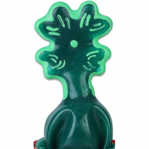 CONDOMERIE - PRESERVATIVO DECORATIVO PINTADO A MANO HOJA DE TRÃBOL