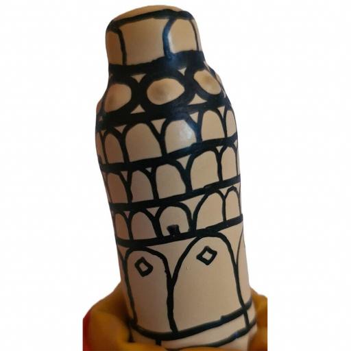 CONDOMERIE - PRESERVATIVO DECORATIVO PINTADO A MANO TORRE DE PISA [2]