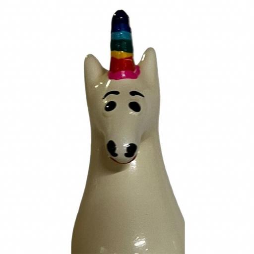CONDOMERIE - PRESERVATIVO DECORATIVO PINTADO A MANO ARCOÃRIS UNICORNIO