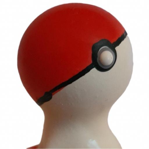CONDOMERIE - PRESERVATIVO DECORATIVO PINTADO A MANO POKEBOLA ROJO-BLANCO [1]