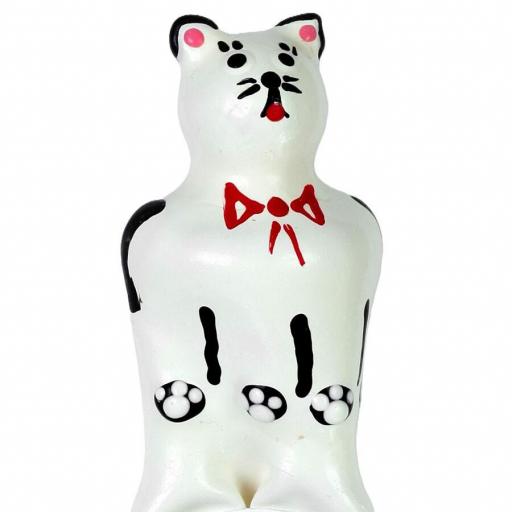 CONDOMERIE - PRESERVATIVO DECORATIVO PINTADO A MANO GATO MODELO XL