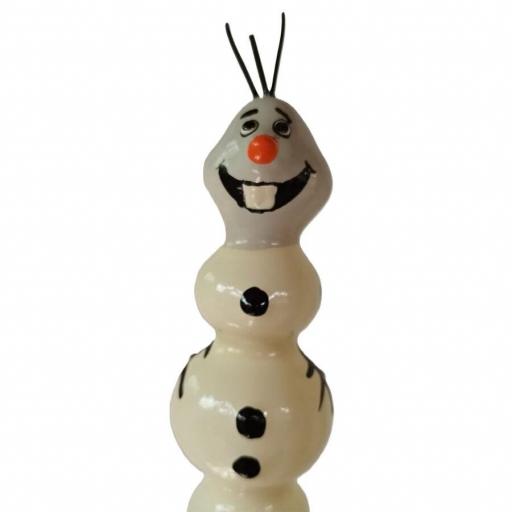 CONDOMERIE - PRESERVATIVO DECORATIVO PINTADO A MANO LINDO MUÃECO DE NIEVE XL