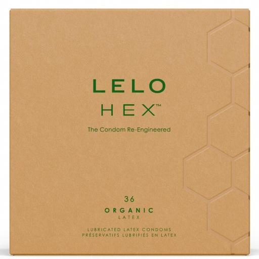 LELO - HEX ORGANIC PRESERVATIVO CAJA 36 UDS