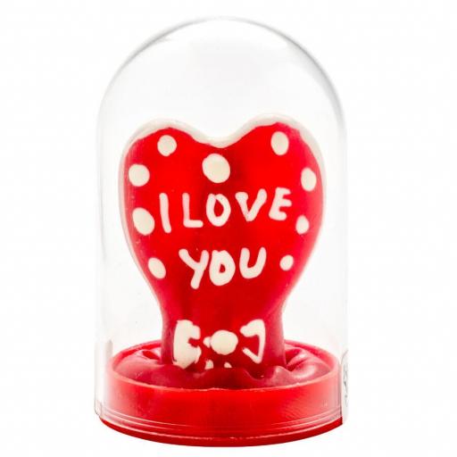 CONDOMERIE - PRESERVATIVO DECORATIVO PINTADO A MANO CORAZÃN - TE AMO MODELO 1