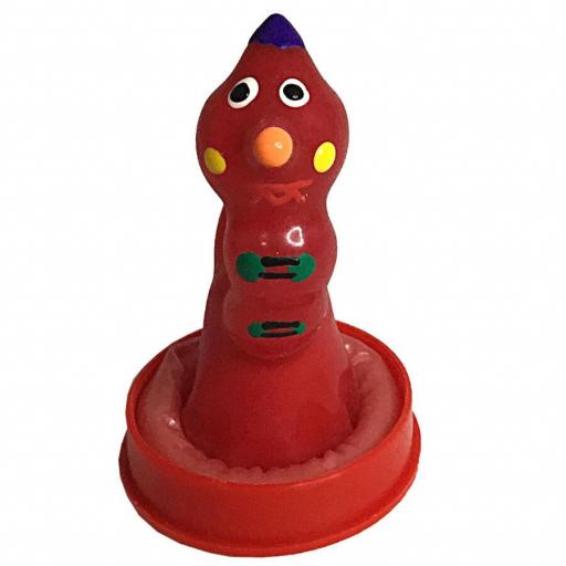 CONDOMERIE - PRESERVATIVO DECORATIVO PINTADO A MANO GUSANO [2]