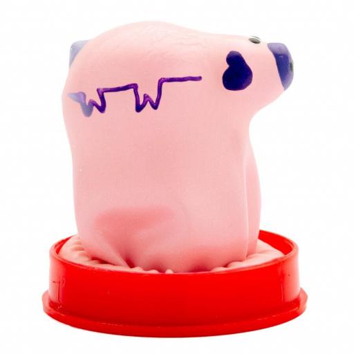 CONDOMERIE - PRESERVATIVO DECORATIVO PINTADO A MANO CERDO PEQUEÃO [1]