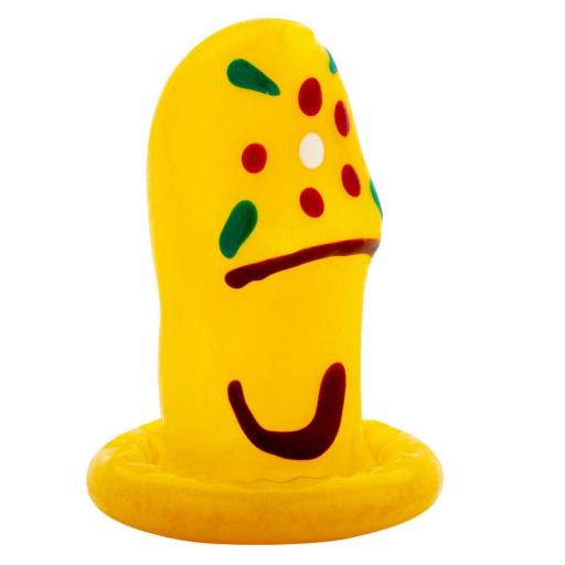 CONDOMERIE - PRESERVATIVO DECORATIVO PINTADO A MANO ZUECO [2]