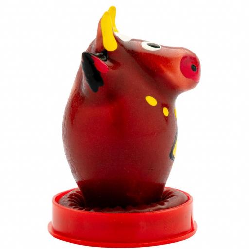 CONDOMERIE - PRESERVATIVO DECORATIVO PINTADO A MANO TORO MODELO 1 [1]