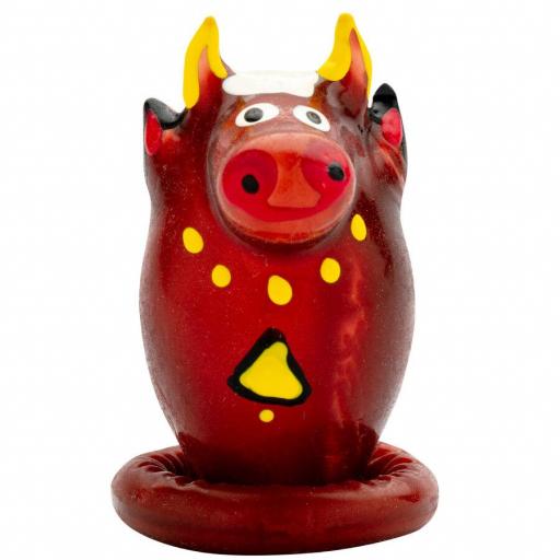 CONDOMERIE - PRESERVATIVO DECORATIVO PINTADO A MANO TORO MODELO 1 [3]