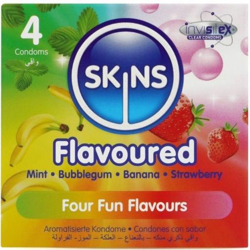 SKINS - MULTI SABORES PRESERVATIVOS PREMIUM PACK 4 [0]