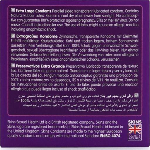 SKINS - TAMAÃO XL PRESERVATIVOS PREMIUM PACK 4 [3]