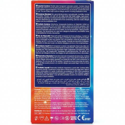 SKINS - SURTIDO PRESERVATIVOS PREMIUM PACK 8 [3]