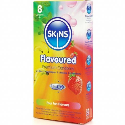 SKINS - MULTI SABORES PRESERVATIVOS PREMIUM PACK 8 [1]