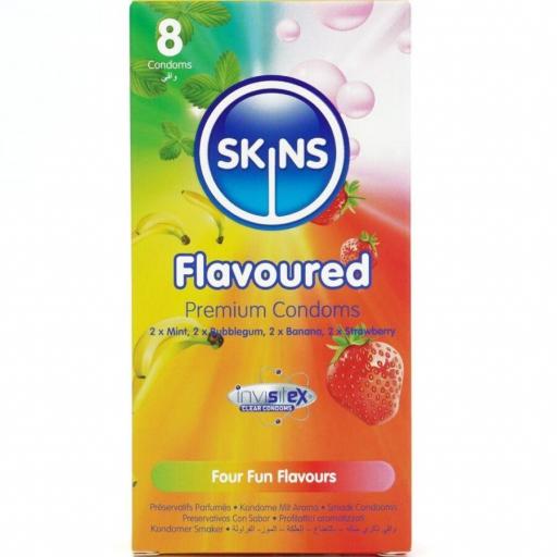 SKINS - MULTI SABORES PRESERVATIVOS PREMIUM PACK 8 [0]