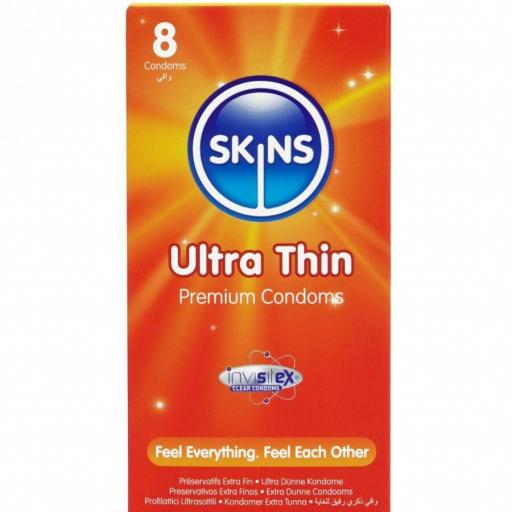 SKINS - ULTRAFINOS PRESERVATIVOS PREMIUM PACK 8 [0]