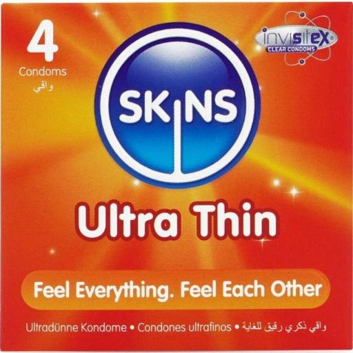 SKINS - ULTRAFINOS PRESERVATIVOS PREMIUM PACK 4 [0]