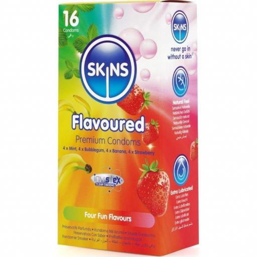SKINS - MULTI SABORES PRESERVATIVOS PREMIUM PACK 16 [1]