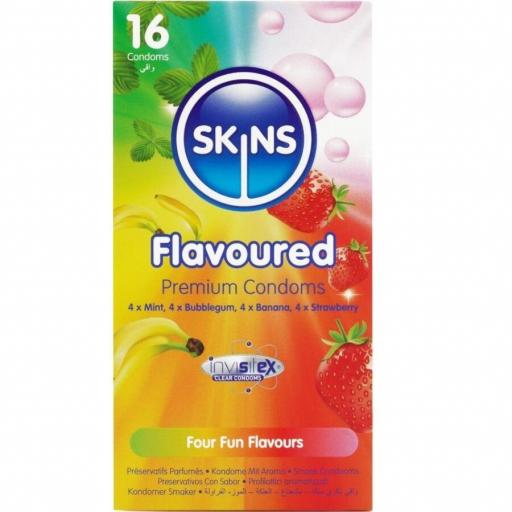 SKINS - MULTI SABORES PRESERVATIVOS PREMIUM PACK 16 [0]