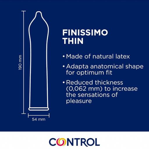 CONTROL - PRESERVATIVOS FINISSIMO SENSO 144 UNIDADES [1]