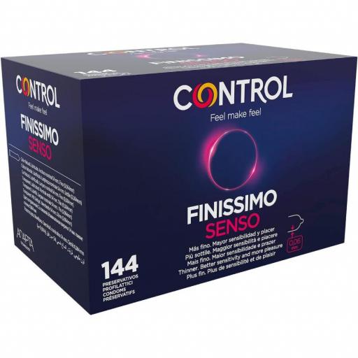 CONTROL - PRESERVATIVOS FINISSIMO SENSO 144 UNIDADES [0]