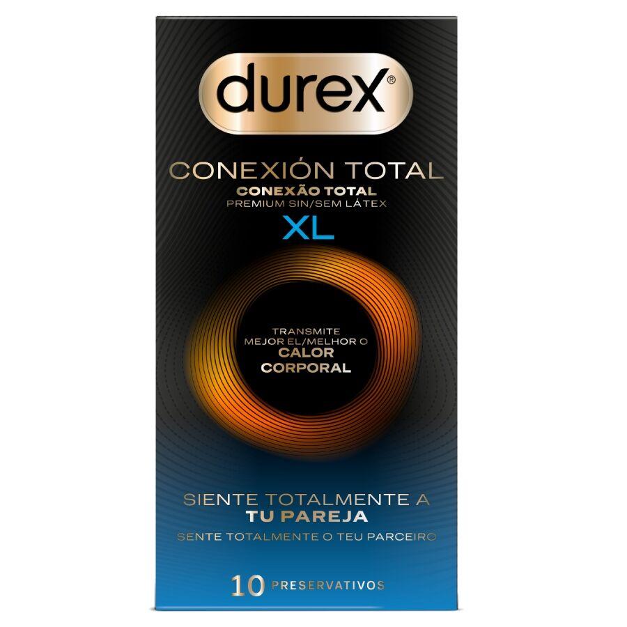 DUREX - CONEXIÃN TOTAL XL ULTRA FINO PLUS SIN LÃTEX 10 UNIDADES
