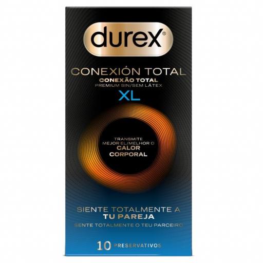 DUREX - CONEXIÃN TOTAL XL ULTRA FINO PLUS SIN LÃTEX 10 UNIDADES [0]