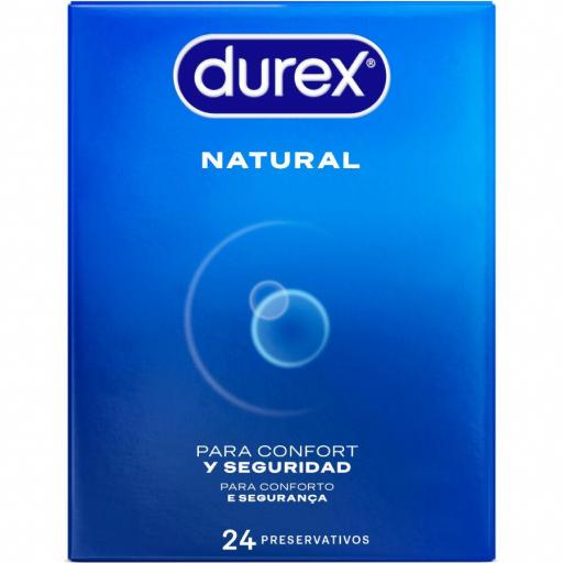 DUREX - PRESERVATIVOS NATURAL 24 UNIDADES