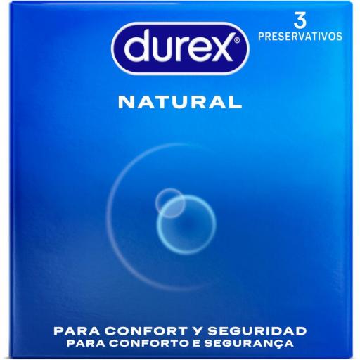 DUREX - PRESERVATIVOS NATURAL 3 UNIDADES [0]