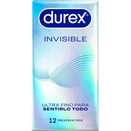 DUREX - PRESERVATIVOS INVISIBLE ULTRA FINO 12 UNIDADES