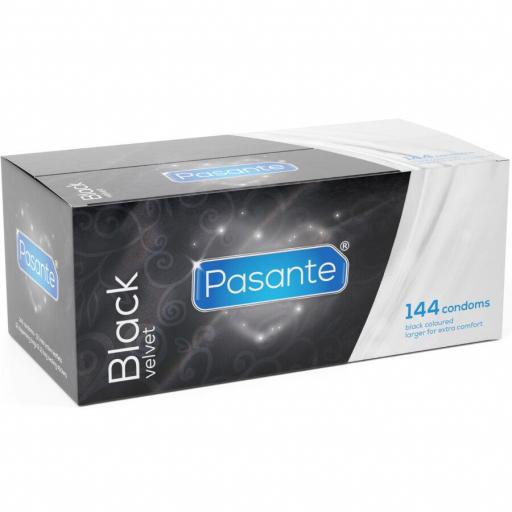 PASANTE - BLACK VELVET PRESERVATIVOS CAJA 144 UNIDADES [0]