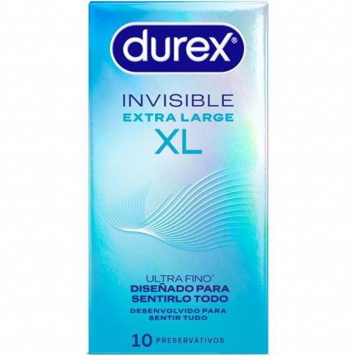 DUREX - PRESERVATIVOS INVISIBLE XL 10 UNIDADES [0]