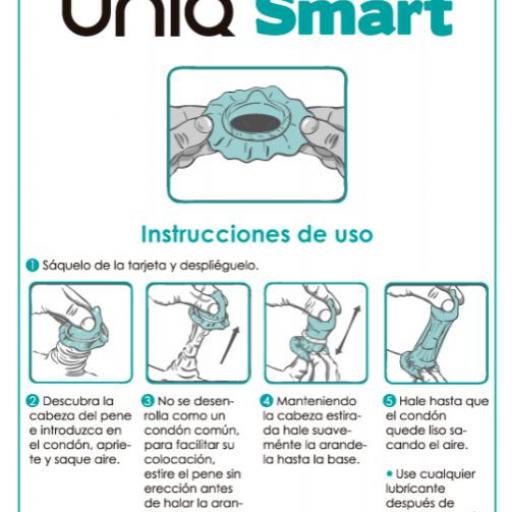 UNIQ - SMART PRESERVATIVOS PRE-ERECCIÓN SIN LATEX 3 UNIDADES [1]