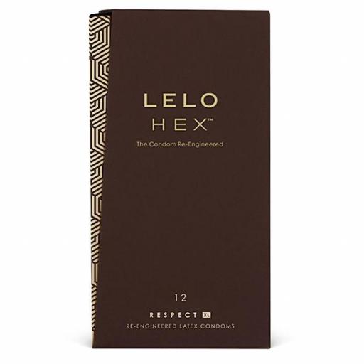 LELO - HEX PRESERVATIVO RESPECT XL 12 PACK