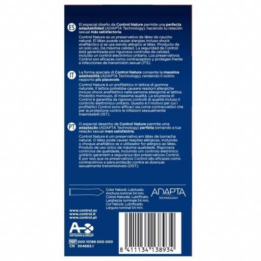 CONTROL - ADAPTA NATURE PRESERVATIVOS 24 UNIDADES [1]