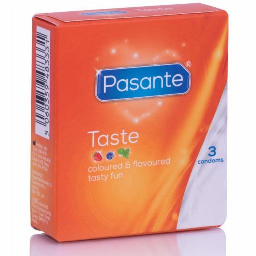 PASANTE - PRESERVATIVOS SABORES 3 UNIDADES [0]