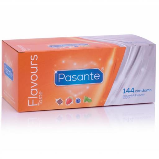 PASANTE - PRESERVATIVOS SABORES 144 UNIDADES [0]
