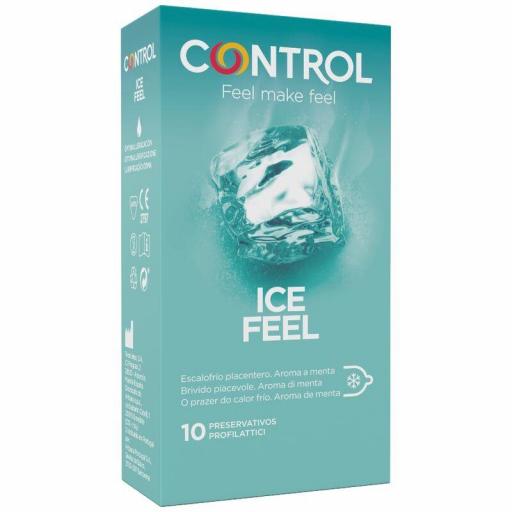 CONTROL - ICE FEEL PRESERVATIVOS EFECTO FRIO 10 UNIDADES [0]