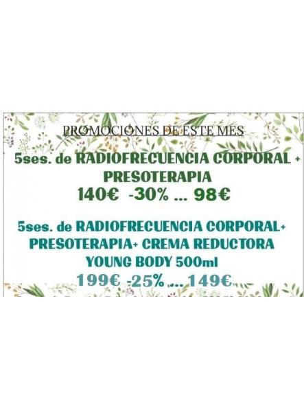 Radiofrecuencia Corporal + Presoterapia