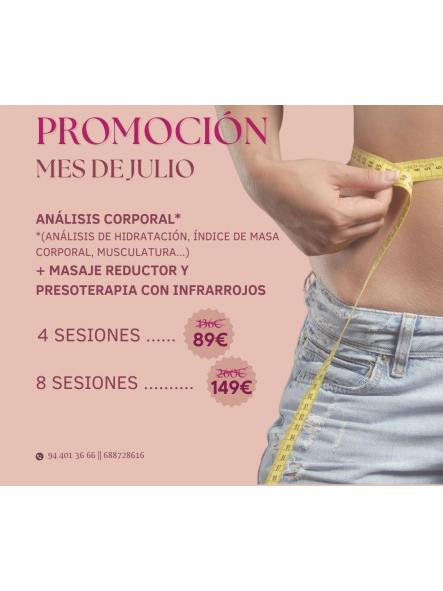Masaje Reductor y Presoterapia