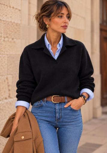 Jersey Polo Negro