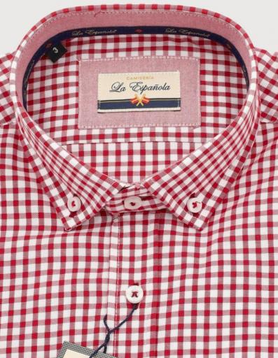 Camisa Cuadro Cereza La Vespita [1]
