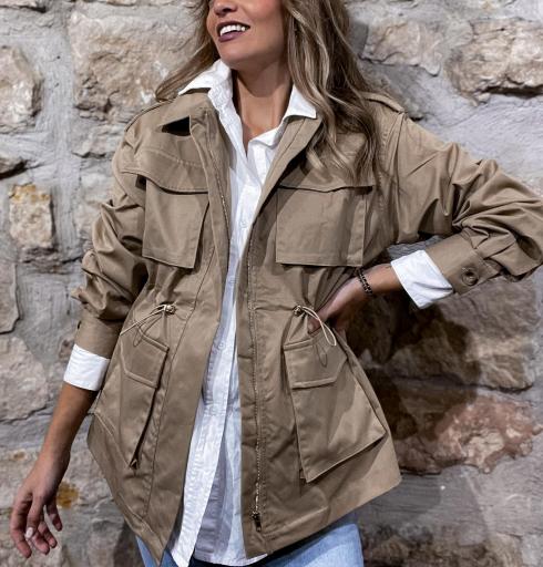 Gabardina Camel