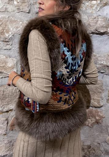 Chaleco Bordado Topo [1]